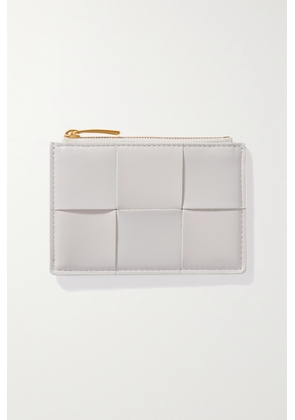 Bottega Veneta - Cassette Intrecciato Leather Cardholder - White - One size