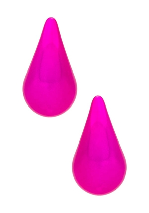8 Other Reasons Droplet Earring in Fuchsia.