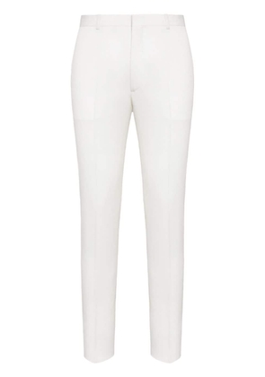 Alexander McQueen tapered tailored trousers - White