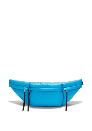Jil Sander logo-print leather belt bag - Blue