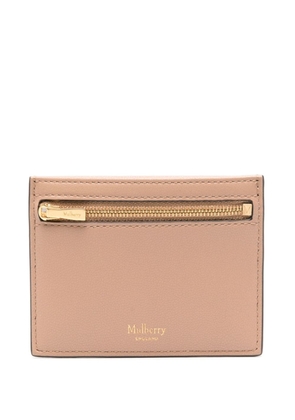 Mulberry zipped leather cardholder - Neutrals