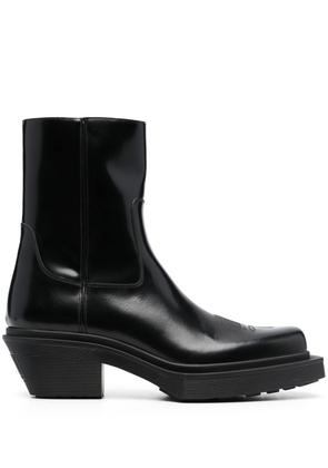 VTMNTS square-toe ankle boots - Black