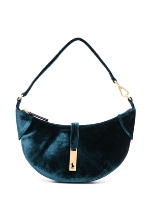 Polo Ralph Lauren ID velvet mini shoulder bag - Blue
