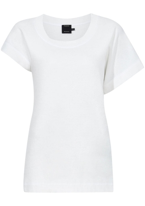 Proenza Schouler asymmetric crew-neck T-shirt - White