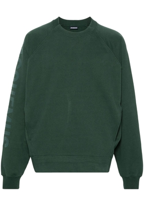Jacquemus Le Sweatshirt Typo top - Green