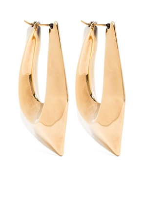 Alexander McQueen Modernist geometric earrings - Gold