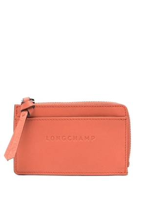 Longchamp Longchamp 3D leather cardholder - Orange