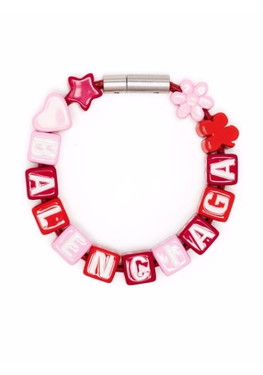Balenciaga Toy logo bracelet - Pink