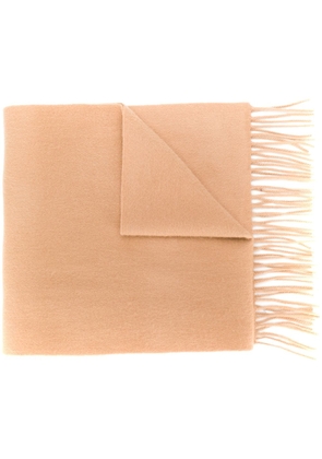 N.Peal woven cashmere scarf - Neutrals