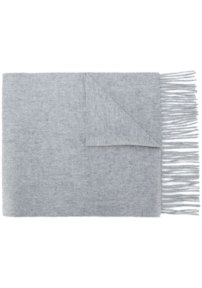 N.Peal knitted cashmere scarf - Grey