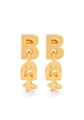 Balenciaga B Chain Flex earrings - Gold