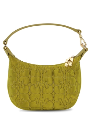 GANNI Butterfly quilted mini bag - Green