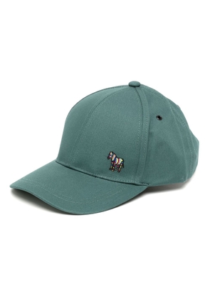 PS Paul Smith Zebra-embroidered baseball cap - Green