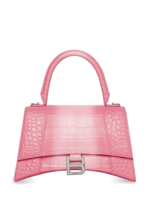 Balenciaga Hourglass S embossed shoulder bag - Pink