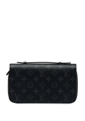 Louis Vuitton Pre-Owned 2018 pre-owned large Zippy wallet - Black