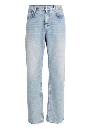 Karl Lagerfeld Jeans logo-patch washed jeans - Blue