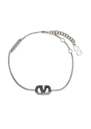 Valentino Garavani VLogo box-chain bracelet - Silver