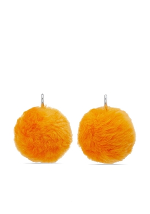 Marni pom-pom drop earrings - Orange