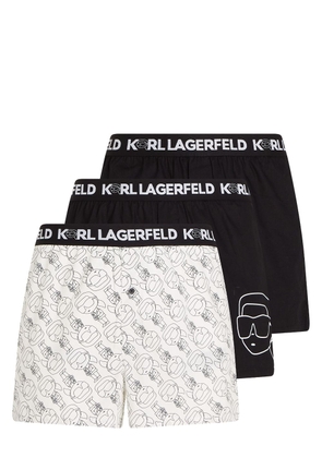 Karl Lagerfeld Ikonik 2.0 woven boxer - Black