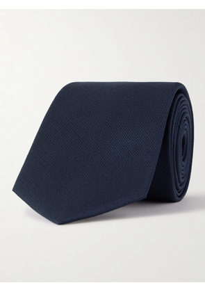 Lanvin - 7cm Textured-Silk Tie - Men - Blue