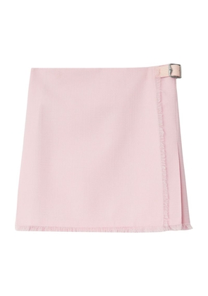 Burberry Wool Mini Skirt