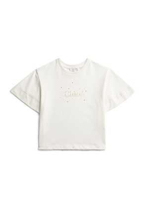 Chloé Kids Cotton Logo T-Shirt (4-14 Years)