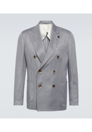 Lardini Cashmere and silk-blend blazer