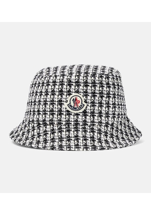 Moncler Cotton-blend tweed bucket hat