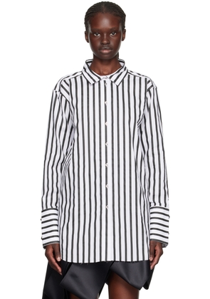 Marques Almeida Black & White Striped Shirt