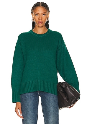 Guest In Residence Cozy Crew Sweater in Forest - Green. Size L (also in ).