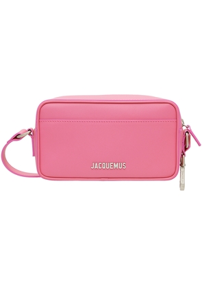 JACQUEMUS Pink Le Papier 'Le Baneto' Messenger Bag