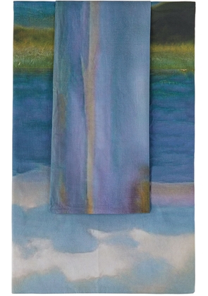 Serapis Multicolor Terra Grid Bed Linen Set, Queen