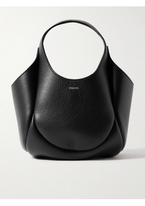 Coperni - Swipe Mini Textured-leather Bucket Bag - Black - One size