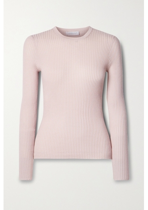 Gabriela Hearst - Browning Ribbed Cashmere And Silk-blend Top - Pink - x small,small,medium,large,x large