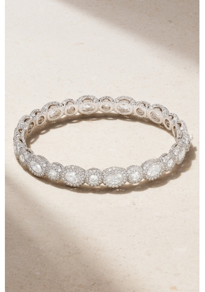 David Morris - 18-karat White Gold Diamond Bracelet - One size