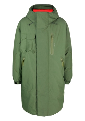 Save The Duck stand-up collar padded-design coat - Green