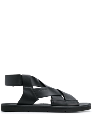 Prada cross-over strap sandals - Black