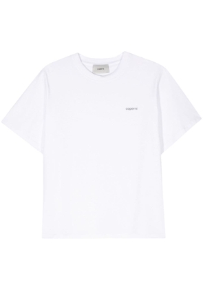 Coperni logo-print cotton T-shirt - White