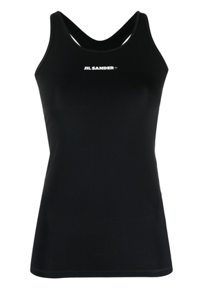 Jil Sander logo-print performance tank top - Black
