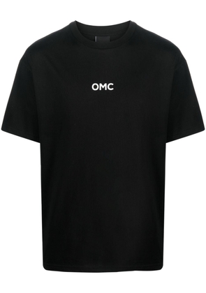 Omc logo-print cotton T-shirt - Black