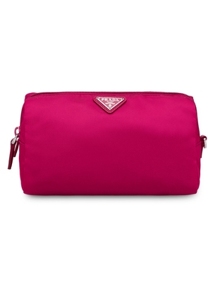 Prada logo cosmetic pouch - Pink