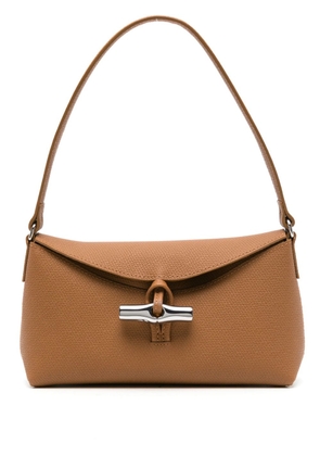 Longchamp small Roseau leather shoulder bag - Brown