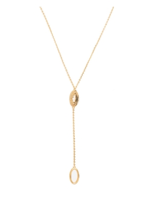 Mulberry Bayswater logo-pendant necklace - Gold