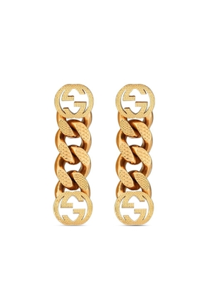 Gucci Interlocking G chain earrings - Gold