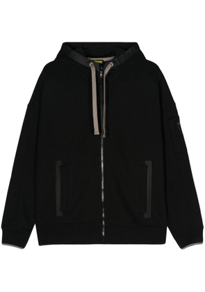 Blauer logo-patch zipped hoodie - Black