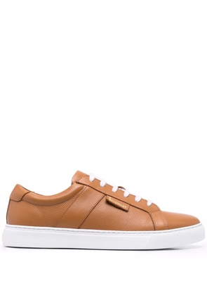 Billionaire leather low-top sneakers - Brown
