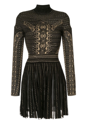 Roberto Cavalli Henna jacquard knit dress - Black