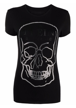 Philipp Plein Skull logo print T-shirt - Black
