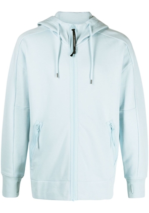 C.P. Company Goggles-detail zipped-up hoodie - Neutrals