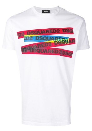 Dsquared2 logo print T-shirt - White